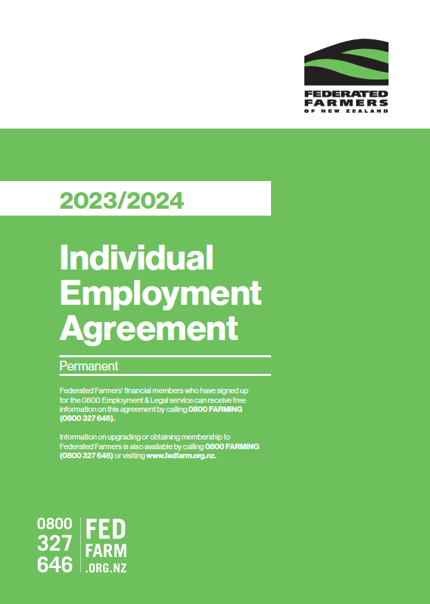 Individual Employment Agreement-Permanent