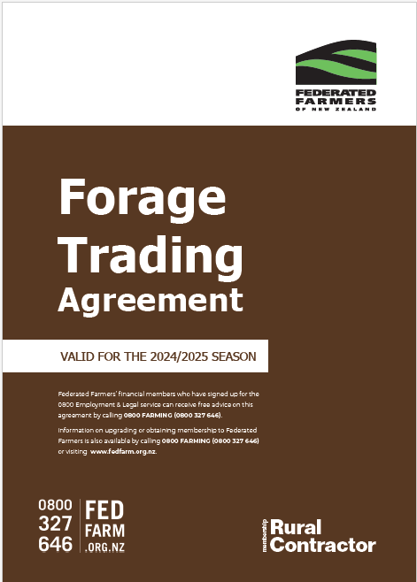 Forage Trading Agreement