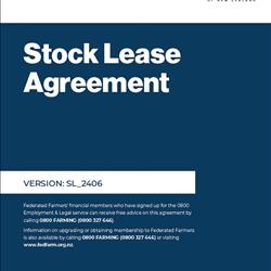 Stock Lease Agreement